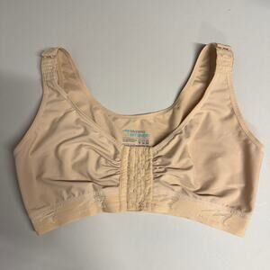 Marena Recovery Post Surgery Mastectomy Bra Womens 42 44 Front Closure USA Made